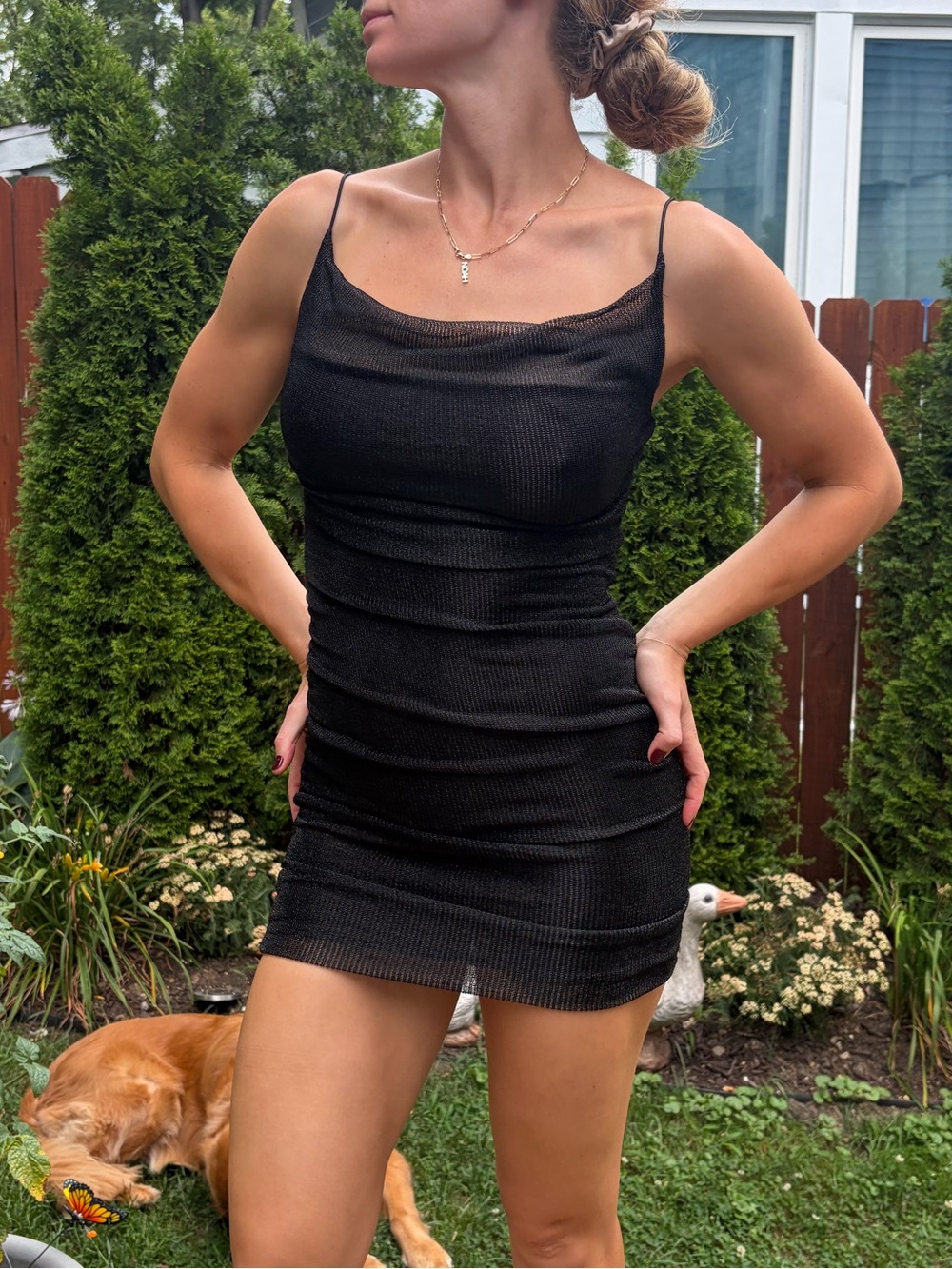 Hello Molly Mini Black Dress